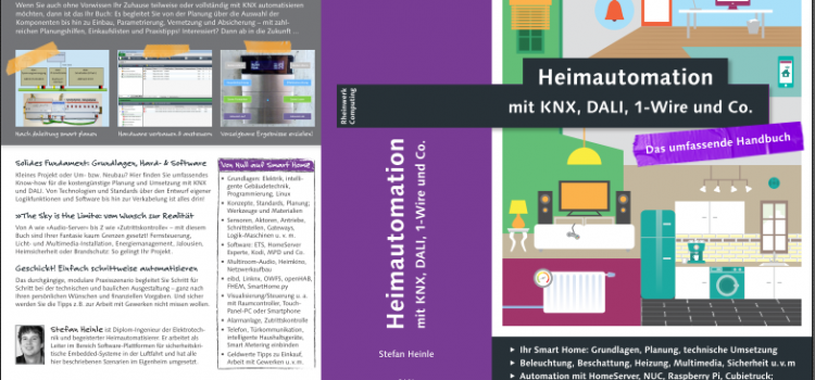 Buch-Cover "Heimautomation mit KNX, DALI, 1-Wire und Co."