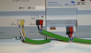 KNX Testaufbau Anschluss