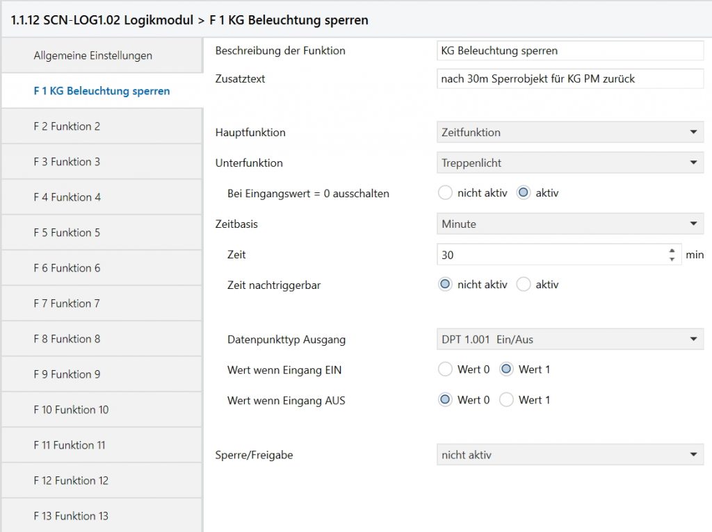 MDT Logikmodul ETS Beispiel